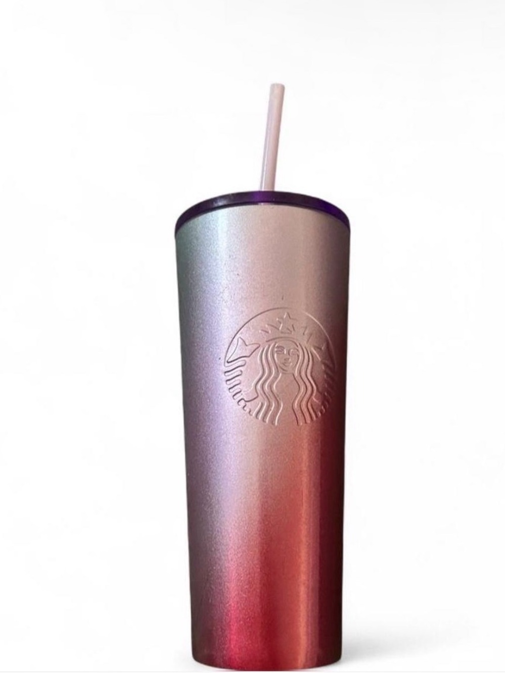 Starbucks purple and pink gradient tumbler 16oz #starbucks #gradient